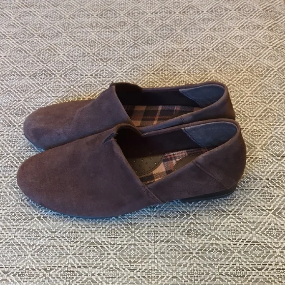 Boc BORN Concept Women's Brown Suede Slip On Mocs Loafer Shoes, Sz 7 - Picture 6 of 9